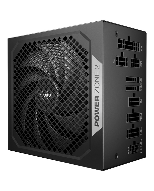 be quiet! POWER ZONE 2 750 W | ALIMENTATION ATX 3.1, 80 PLUS PLATINUM 750 W 80 PLUS Platinum Entièrement modulaire PC