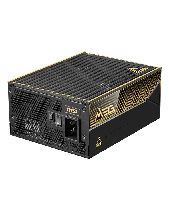 MSI MEG AI1600T PCIE5 1600 W ATX 80 PLUS Titanium Entièrement modulaire PC