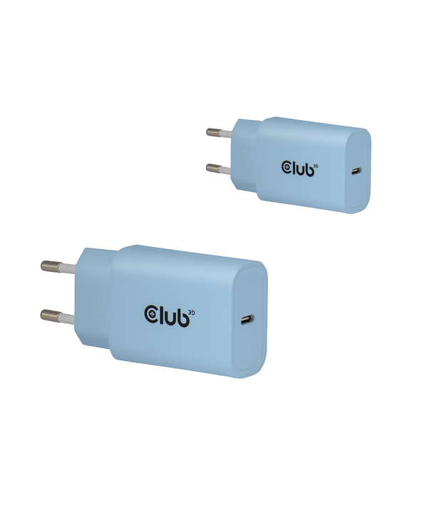 CLUB3D CAC-3022 chargeur d'appareils mobiles Smartphone, Universel Bleu Secteur Charge rapide Intérieure