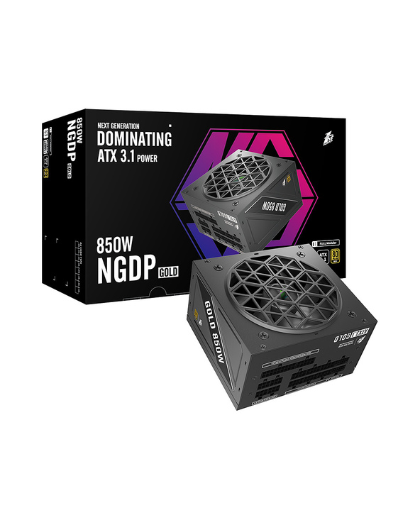 1STPLAYER NGDP-GLD-850-BK-EU 850 W ATX 80 PLUS Gold Entièrement modulaire PC