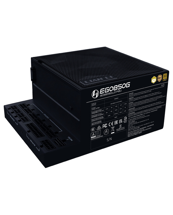 Lian Li EG0850G 850 W SFX 80 PLUS Gold Entièrement modulaire PC