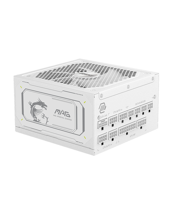MSI MAG A1000GL PCIE5 WHITE 1000 W ATX 80 PLUS Gold Entièrement modulaire PC