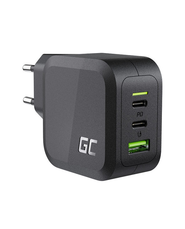 Green Cell CHARGC08 chargeur d'appareils mobiles Universel Noir Secteur Charge rapide Intérieure