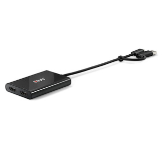 CLUB3D CSV-1475 répartiteur vidéo USB Type-C 2x HDMI