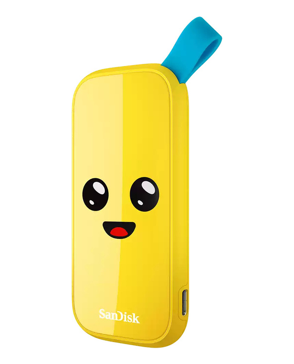 SanDisk SDSSDE30-2T00-G25F lecteur à circuits intégrés externe 2 To USB Type-C 3.2 Gen 2 (3.1 Gen 2) Jaune