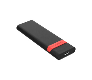 Verbatim 32261 Boîtier de disques de stockage Enceinte ssd Noir, Rouge M.2 Alimenté par port USB