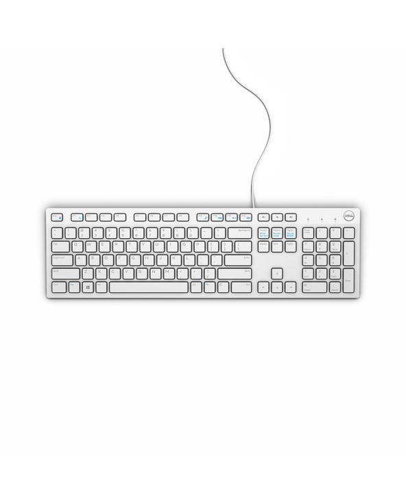 DELL Clavier filaire - KB216 - États-Unis international (QWERTY) - blanc
