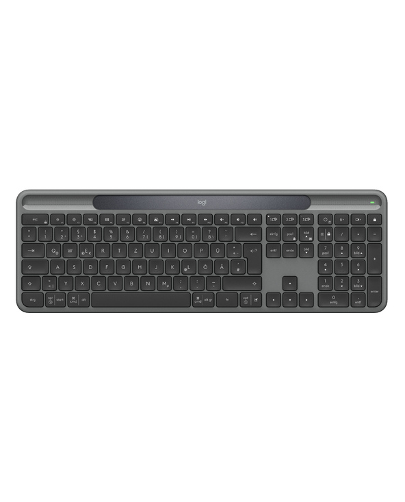 Logitech Signature Slim Solar+ K980 clavier Universel RF sans fil + Bluetooth QWERTZ Allemand Graphite