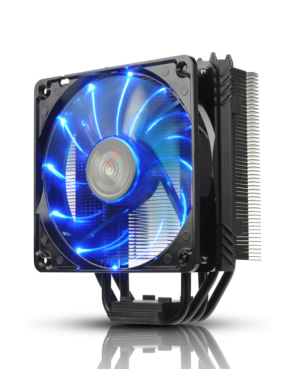 Enermax ETS-T40F-BK système de refroidissement d’ordinateur Processeur Refroidisseur 12 cm Aluminium, Noir