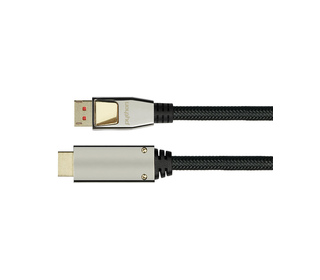 Python GC-M0217 câble vidéo et adaptateur 2 m DisplayPort HDMI Noir