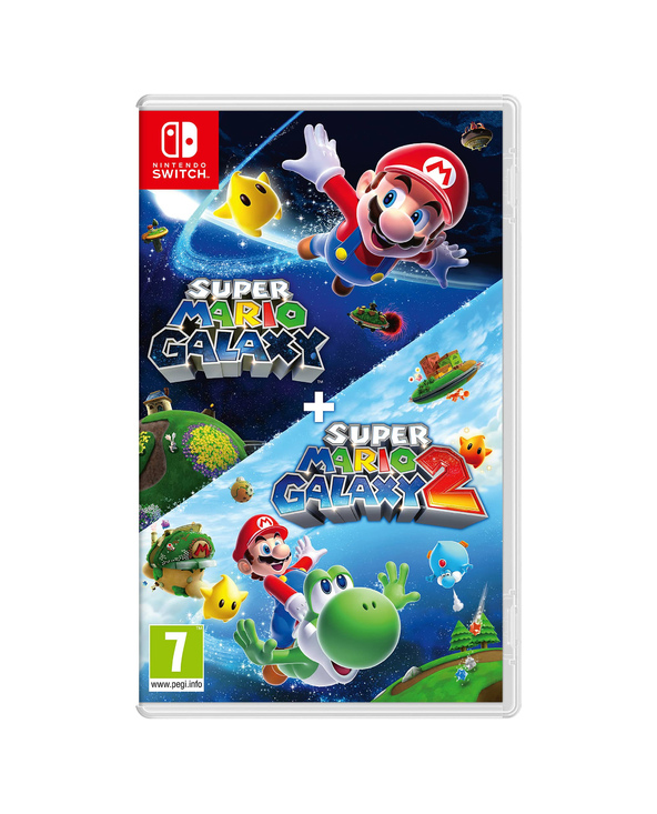 Nintendo Super Mario Galaxy + Super Mario Galaxy 2 ( Switch) Standard Chinois traditionnel, Allemand, Néerlandais, Anglais, Espa
