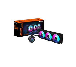 GIGABYTE AORUS WATERFORCE II 360 AIO Refroidisseur liquide pour processeur - 3x ventilateurs ARGB de 120 mm, mécanisme d'emboîte