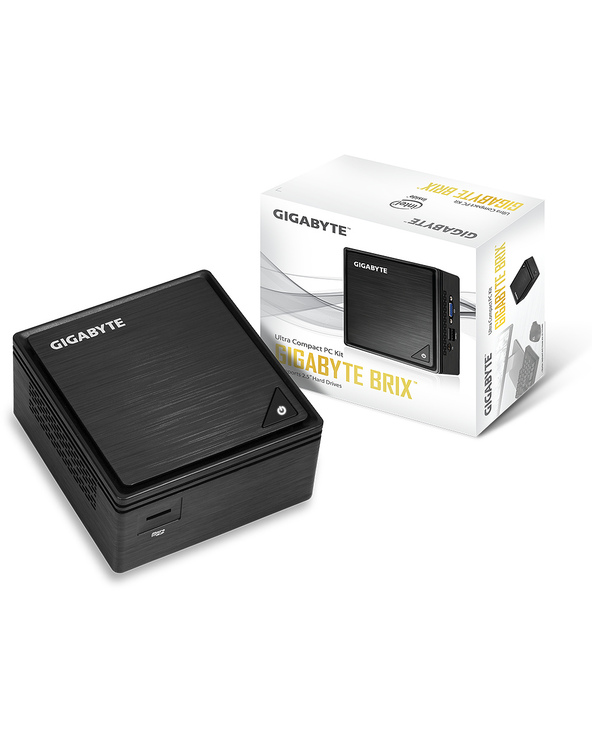 GIGABYTE GB-BPCE-3455 barebone PC/ poste de travail 0,69L mini PC Noir J3455 BGA 1296 1,5 GHz