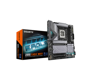GIGABYTE Carte mère Z890 EAGLE WIFI7 - Prend en charge les processeurs Intel Core Ultra (Série 2), VRM à 14+1+2 phases, jusqu'à 