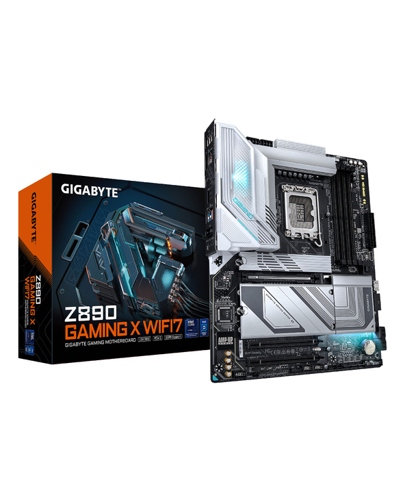GIGABYTE Carte mère Z890 GAMING X WIFI7 - Prend en charge les processeurs Intel Core Ultra (Série 2), VRM à 16+1+2 phases, jusqu
