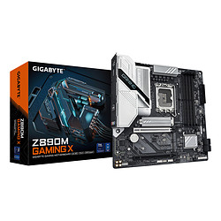 GIGABYTE Carte mère Z890M GAMING X - Prend en charge les processeurs Intel Core Ultra (Série 2), VRM à 8+1+2 phases, jusqu'à 880
