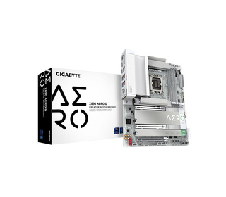 GIGABYTE Carte mère Z890 AERO G - Prend en charge les processeurs Intel Core Ultra (Série 2), VRM à 16+1+2 phases, jusqu'à 8800M