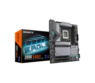 GIGABYTE Z890 EAGLE Carte Mère - Prend en charge les processeurs Intel Core Ultra (Série 2), VRM 14+1+2 phases, jusqu'à 8800MHz 