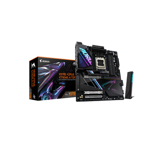 GIGABYTE X870E AORUS XTREME AI TOP Carte mère - Compatible avec les processeurs AMD Ryzen série 9000, VRM 18+2+2 phases, jusqu'à