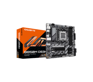 GIGABYTE B850M DS3H Carte Mère - Processeurs AMD Ryzen Série 9000, 16+2+2 phases VRM numériques, jusqu'à 8200MHz DDR5 (OC), 1xPC