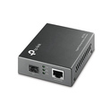 TP-Link MC220L convertisseur de support réseau 1000 Mbit/s Multimode, Monomode Noir