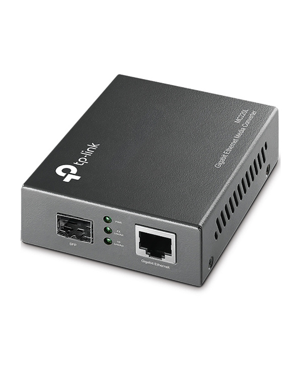 TP-Link MC220L convertisseur de support réseau 1000 Mbit/s Multimode, Monomode Noir