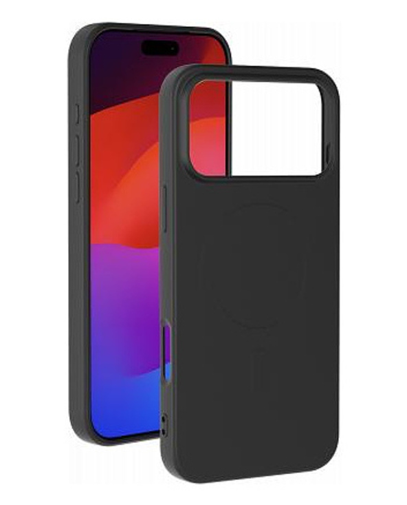 BIG BEN Coque MagSafe iPhone 17 Pro Silicone Noire