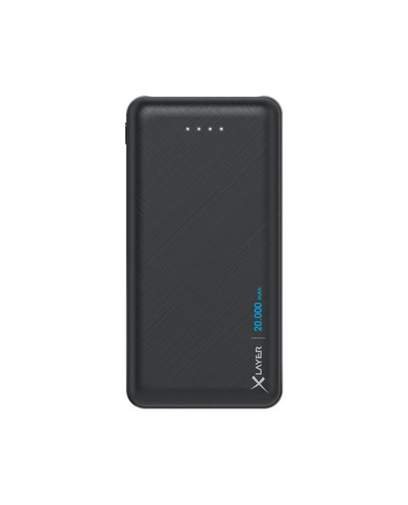 XLayer 217283 banque d'alimentation électrique Lithium Polymère (LiPo) 20000 mAh Noir