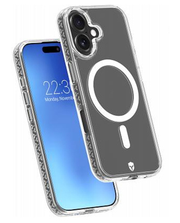 BIG BEN FCAIRMAGIP17MF coque de protection pour téléphones portables 16 cm (6.3") Housse Transparent, Blanc