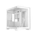 1STPLAYER UV5-WH boîtier Micro Tower Noir, Blanc