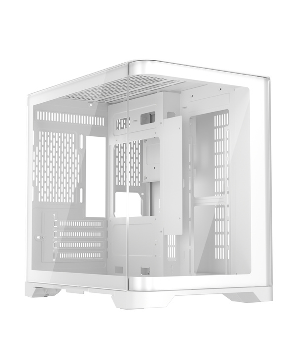 1STPLAYER UV5-WH boîtier Micro Tower Noir, Blanc
