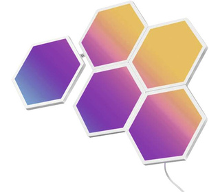 Govee RGBIC Glide Hexa Light Panels 5 pcs Éclairage mural intelligent Wi-Fi/Bluetooth