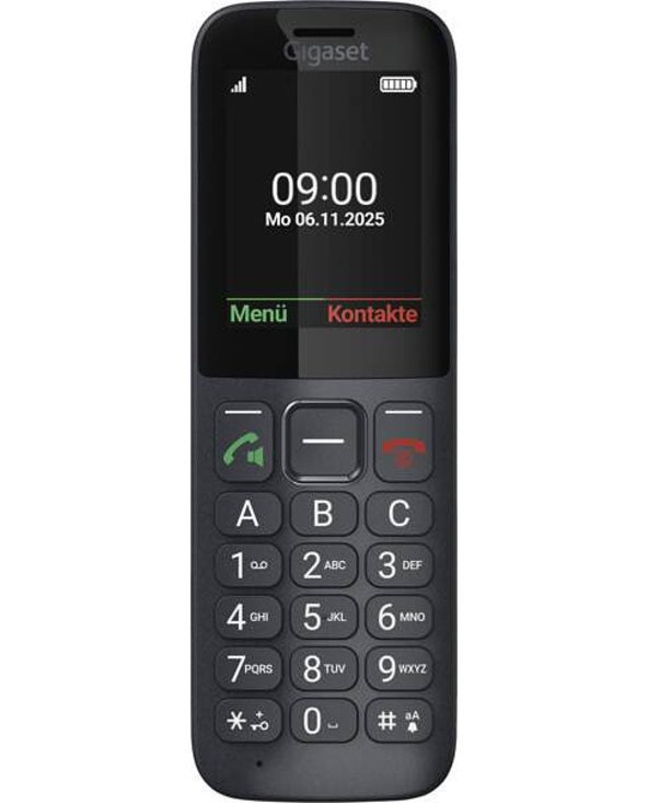 Gigaset Comfort 600 SIM 6,1 cm (2.4") 118 g Noir, Gris