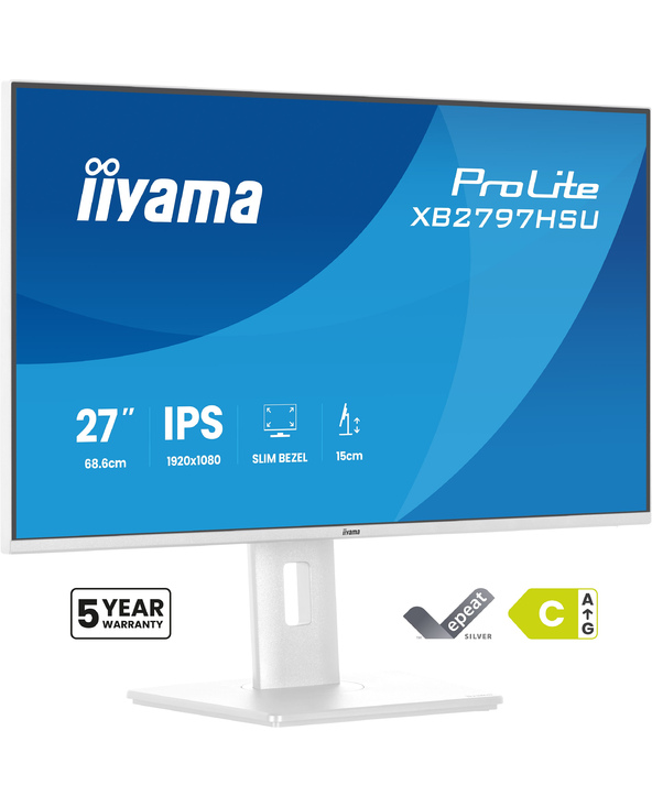 Ecran PC iiyama ProLite XB2797HSU W1 27 1920 x 1080 Full HD LED - vue 2