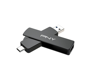 PNY DUO LINK V3 lecteur USB flash 1 To USB Type-A / USB Type-C 3.2 Gen 1 (3.1 Gen 1) Noir