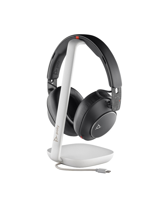 HP Poly Micro-casque Poly Voyager Surround 85 UC USB-C + adaptateur USB-C/A + base de chargement