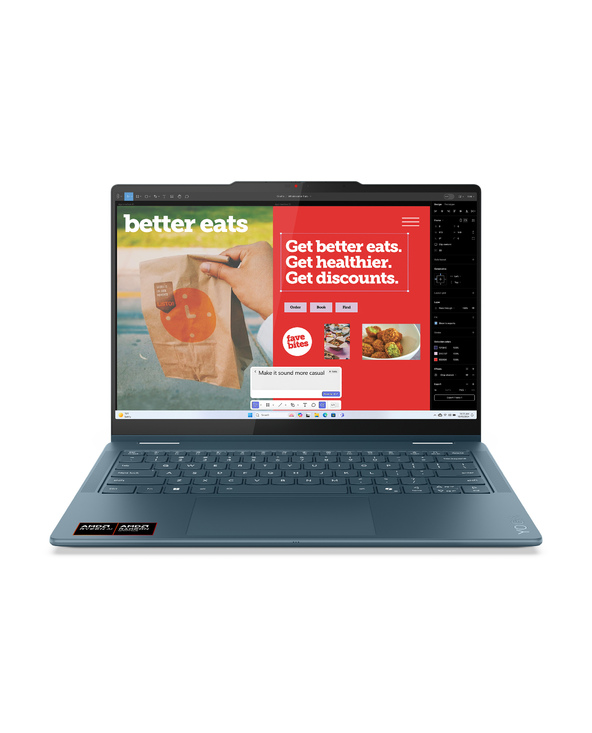 Lenovo Yoga 7 2-IN-1 14AKP10 COPILOT+ PC 14" AMD Ryzen AI 7 16 Go Bleu 512 Go