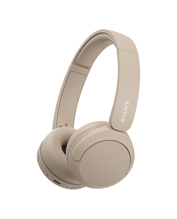 Sony WH-CH520 Casque Sans fil Arceau Appels/Musique USB Type-C Bluetooth Socle de chargement Crème