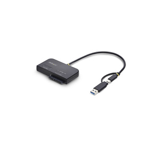 StarTech.com Adaptateur USB-C/USB-A vers M.2 NVMe et SATA 2,5"/3,5", 10 Gbps, Lecteur de Disque dur SSD Externe Sans Outil, B+M/