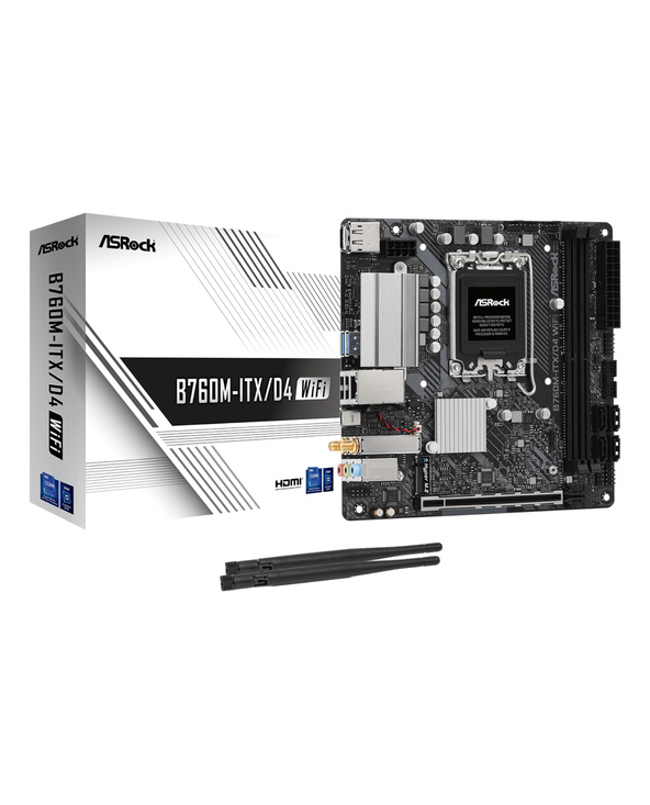 Asrock B760M-ITX/D4 WiFi Intel B760 LGA 1700 mini ITX