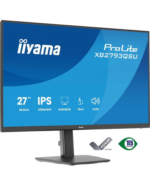 iiyama ProLite XB2793QSU-B1 27" LED Quad HD Noir