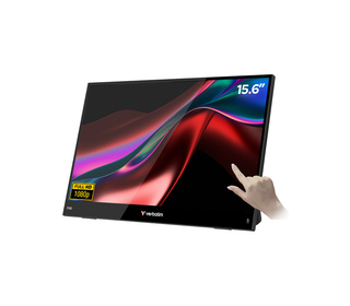 Verbatim Portable 15.6" FHD Touch Monitor LIGHT Moniteur portable Noir 39,6 cm (15.6") LCD 1920x1080 pixels