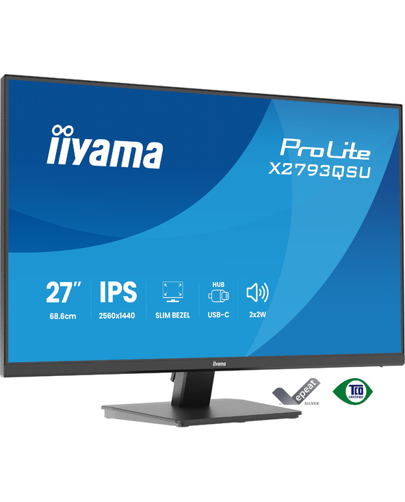 iiyama ProLite X2793QSU-B1 27" LED Quad HD 1 ms Noir