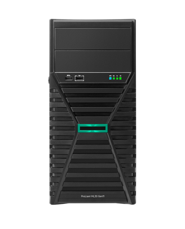 HPE ProLiant ML30 Gen11 6325P 3.5GHz 4c 1P 1x32GB-U 4LFF 2x960GB SSD 1x1000W PS EU Server