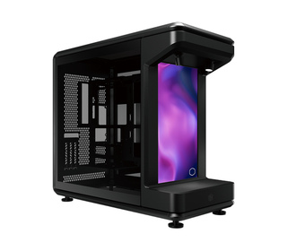 Cooler Master MasterFrame 360 STAGE LCD Full Tower Noir, Transparent