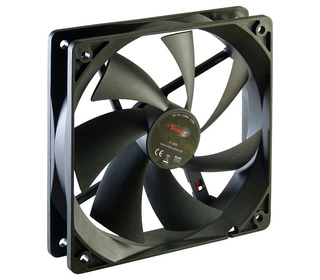 Inter-Tech F-120-S Boitier PC Ventilateur 12 cm Noir