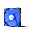 Inter-Tech L-12025 Boitier PC Ventilateur 12 cm Noir, Bleu