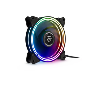 Inter-Tech Alseye Halo 3.0 Boitier PC Ventilateur 12 cm Noir