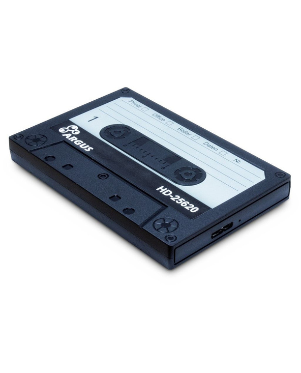 Inter-Tech HD-25620 Boîtier HDD Noir, Blanc 2.5"