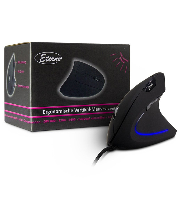 Inter-Tech KM-206WR souris Bureau Droitier USB Type-A Optique 2400 DPI